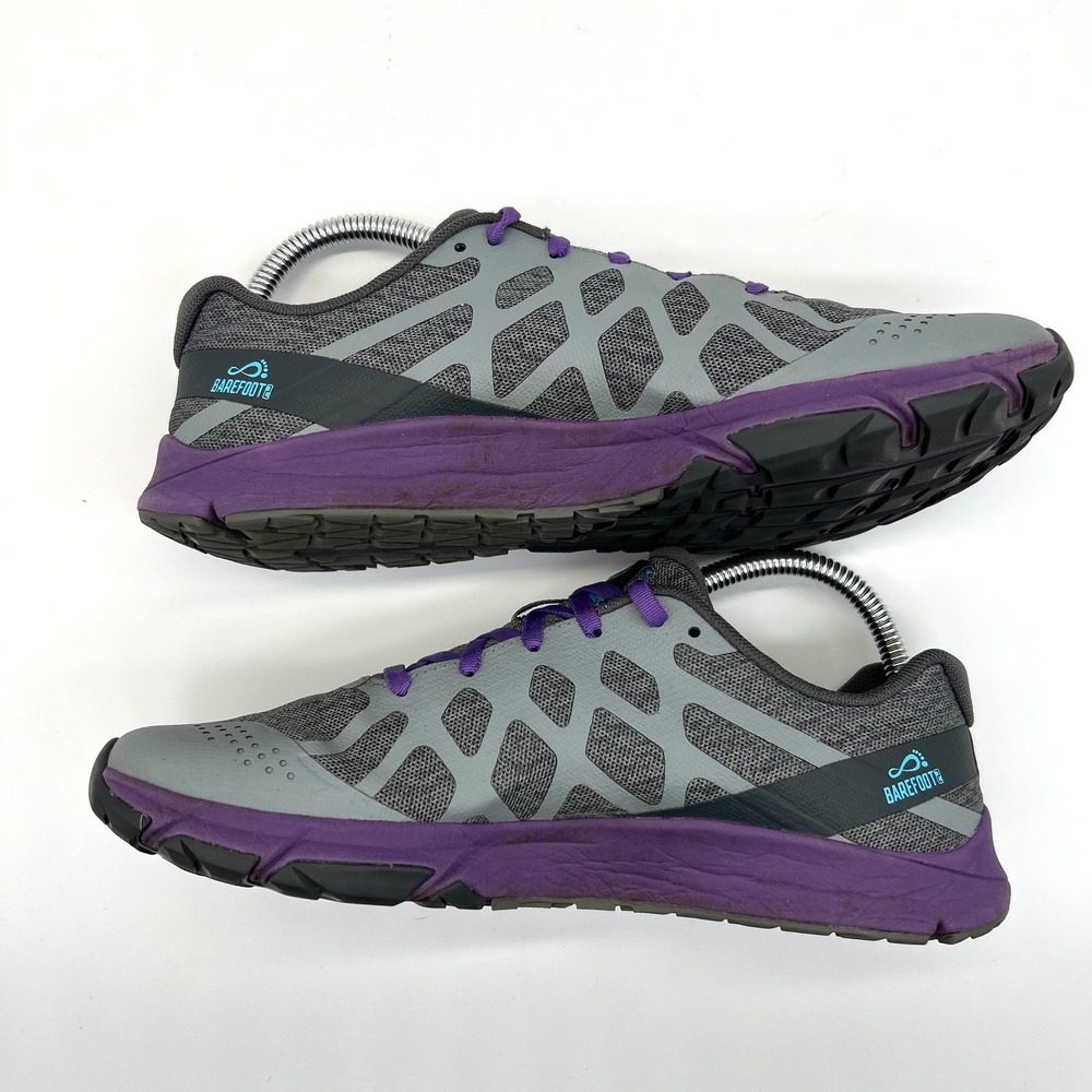 Merrell Bare Access Flex 2 Womens 8.5 Grey Purple Trail Running Shoes Barefoot - Picture 7 of 11